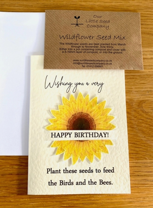 Seeded Birthday Card