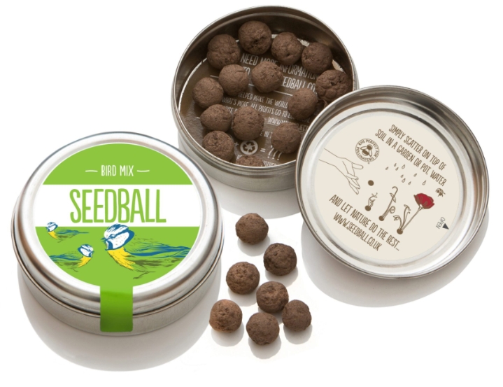 Seedbal tin  Bird mix