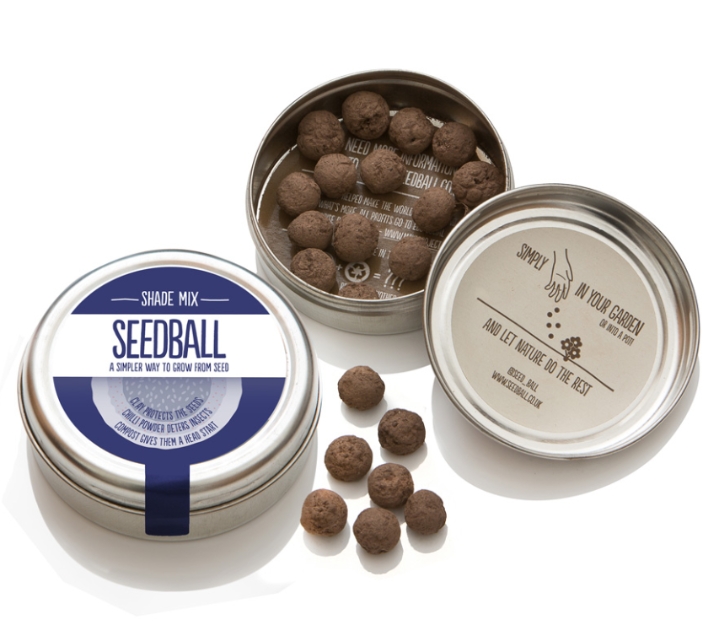 Seedball tin   Shade mix