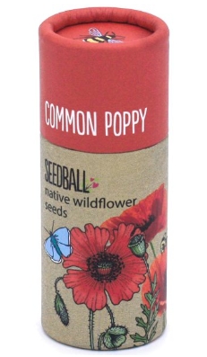 Seedball tube Poppy