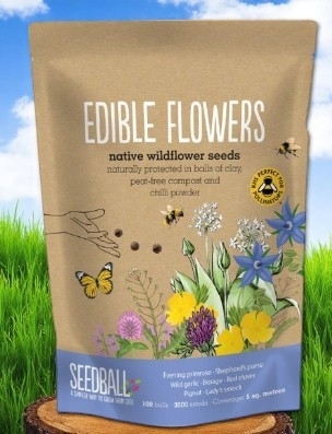 Seedball Wildflower Grab bags   Edible flowers